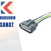 سوکت شش خانه رونیز طوسی هلدر سفید