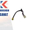سوکت پمپ بنزین 6فیش پیکان و پراید مدل پایین