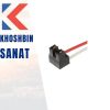 سوکت چراغ پرشیایی نسوز (لامپ H7) سیم 2.5