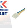 سوکت کلید شیشه بالابر پراید و تیبا سمت راست تک پل