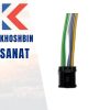 سوکت 4 فیش چراغ سقف پژو 206 و سمند