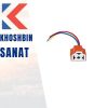 ذغال 3 شاخ چراغ سرامیکی (درجه 1) سیم 2.5