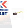 سوکت دو فیش پژویی - سوکت راهنما پژو (قهوه ای)