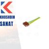 سوکت پنج فیش پژویی  -  کلید بالا بر پژو راست  (قهوه ای)