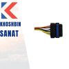 سوکت چراغ جلو و پمپ بنزین سمند LX ( دو سیم وسط 2.5)
