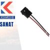 سوکت جا فیوز تکی دو پا با سیم 4