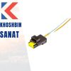 سوکت 3 فیش چراغ جلو 206 و سنسور میل سوپاپ ساژم