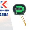 سوکت 2 فیش ABS مدل بوش سر سبز